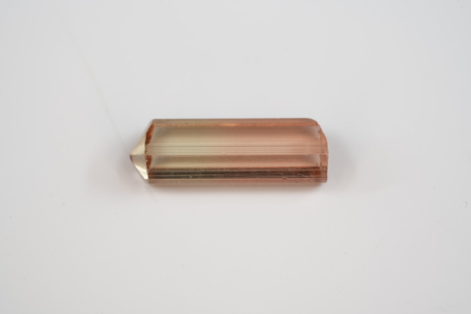 3.9ct Bi-color Tourmaline - Kivu, Congo