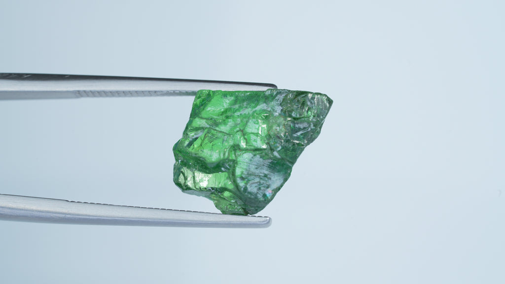 10.99ct Tsavorite Garnet - Voi, Tanzania